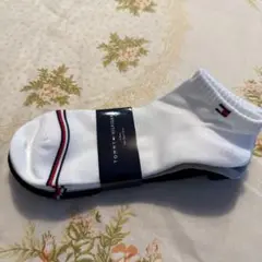 TOMMY HILFIGER 5P ストライプソックス 25-27cm