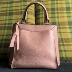 Italy AFHRA アフラ レザーバッグ 2WAY ハンド＆ショルダー