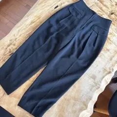 エポカ　薄手パンツ　黒　裏地付き