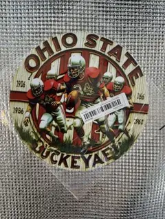 未開封　OHIO STATE イメージオマージュアルミプレート　ブリキ看板
