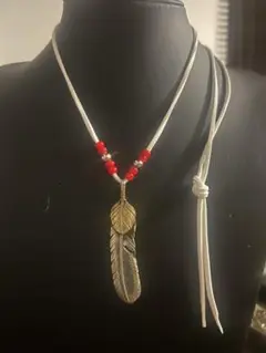上金フェザーネックレス　キムタク仕様