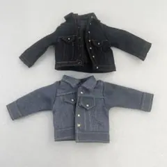 22㎝ドール　ハンドメイド　ジージャン×2セット