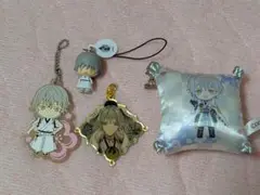 刀剣乱舞 鶴丸国永キーホルダー＆ストラップセット4点