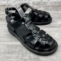 483【美品】ZARA グルカサンダル 黒 EU39 25cm