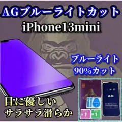 ☆超さらさら　目に優しい☆【13mini】アンチグレアブルーライトカットフィルム