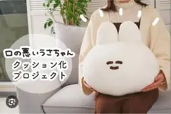 口の悪いうさちゃん　クッション