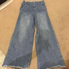 Helm ワイドレッグデニムパンツ Lサイズ