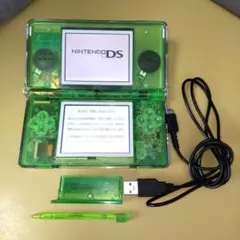 ☆充電器付き★Nintendo ニンテンドーDS Lite 本体 クリアグリーン