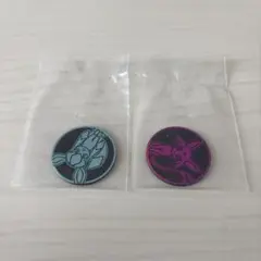 エーフィとグレイシアのポケカコイン