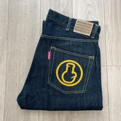 ココロブランド　COCOLOBLAND デニム　カーキ　刺繍　ワンポイント　古着 ココロブランド COCOLOBLAND デニム カーキ 刺繍 ワンポイント