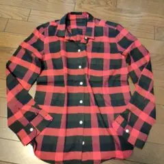 GAPチェック柄長袖シャツ