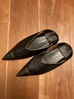 び*る様 Acne Studios ブラック ミュール Acne Studios - Leather buckle mule - Black