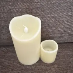 LEDキャンドル 2個セット クリーム色