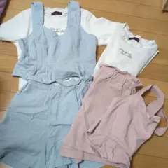 ラブトキシック　セットアップ　3点×2セット　くすみブルーピンク　サイズ150