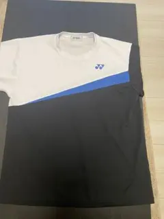 YONEX バドミントンシャツ Mサイズ ホワイト/ブルー/ブラック