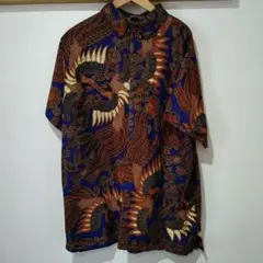 SARI RAHAYU バティック 半袖シャツ XL