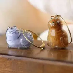 うちの子けだまだま風　いつでも一緒!! 猫の毛収納キーホルダー