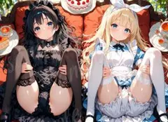 b502 美少女 かわいい イラスト 下着 コスプレ セクシー A4ポスター