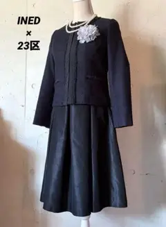 23区×イネド★フォーマル セットアップ ノーカラージャケット ワンピース