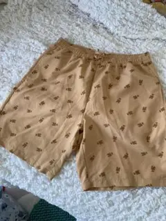 GU メンズ ショートパンツ L ライトオレンジ　ロブスター
