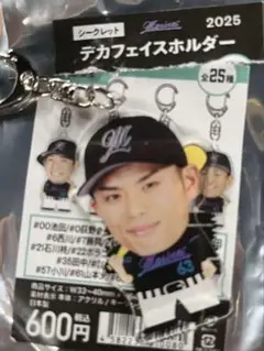 千葉ロッテマリーンズ デカフェイスキーホルダー 和田康士朗 BSW