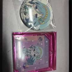プロセカ 日野森雫 セカライ 2nd 缶バッジ アクリルキーホルダー