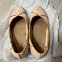 SAYA ローヒール レザー パンプス ピンク　24cm