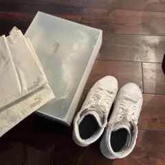 セルジオロッシ×PUMA☆ホワイト ハイカットスニーカー サイズ25cm