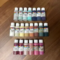 セラムコート21本　トールペイント　　アクリル絵の具