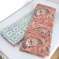 替え袖（うそつき）　江戸紅型＊三橋工房 型小紋 三橋工房|江戸紅型 三橋京子|－モダンな半幅帯・和のこ
