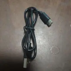 USB Type-A to USB Type-Cケーブル ブラック