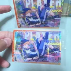 PLAYER ホログラムキャラクターカード 2枚セット