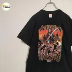 Tシャツ　アナと世界の終わり　ヴィンテージ　ビッグプリント　黒　ブラック　L