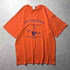 GILDAN 00s ヴィンテージ　半袖Tシャツ　オレンジ　XL