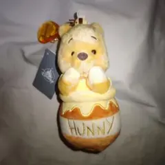 プーさん　はちみつの日　プラッシュキーチェーン ディズニー　ストア　ぬいぐるみ