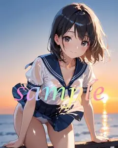 c255 美少女 かわいい イラスト 下着 コスプレ セクシー A4ポスター