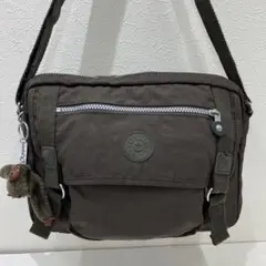 ●9912 Kipling キプリング ショルダーバッグ ブラウン系