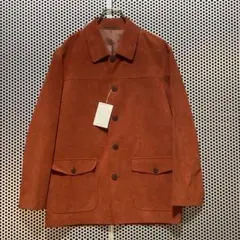 【Stanley Blacker】スエード調　ジャケット　薄手　ショートコート