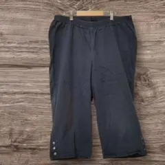 EVERYDAY FIT ウエストゴム ハーフパンツ XL裾ボタン付大きいサイズ