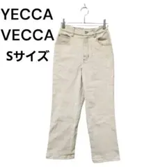 美品 YECCA VECCA ストレッチパンツ アイボリー ウエストゴム S