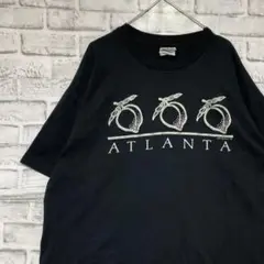 USA製90sヴィンテージTシャツ！シングルステッチ　ブラック半袖古着XL725
