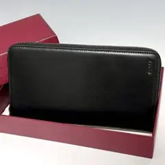 BALLY バリー レザー ラウンドファスナー 長財布