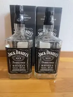 Jack Daniel's 空き瓶 3.0リットル 2本セット箱付