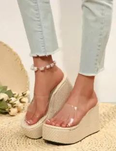 SHEIN クリアサンダル