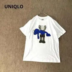 【ユニクロ×KAW`S 】（L）コラボTシャツ　ホワイト
