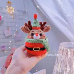 クリスマス トナカイ あみぐるみ