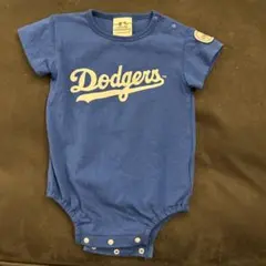 Dodgers ロンパース サイズ70 青