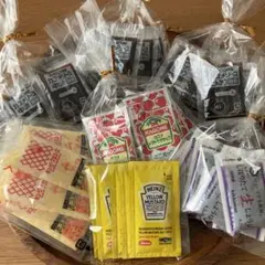 キャンプ お弁当 一人暮らし 調味料 7種類 小分け 個包装 ミニパック 65袋