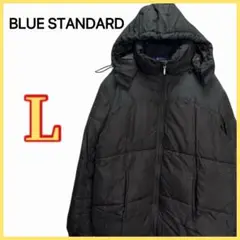 【BLUE STANDARD】 厚手 中綿ジャケット フード ジップアップ