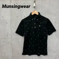 Munsingwear マンシングウェア ポロシャツ ボタンダウン M 黒